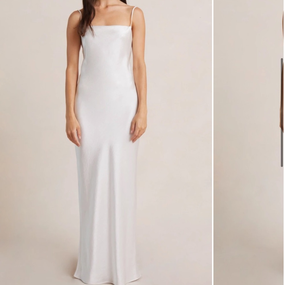 bec + bridge dreamer tie dress in ivory size 4